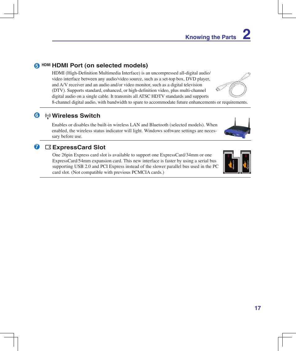 Asus U6V User Manual | Page 17 / 89