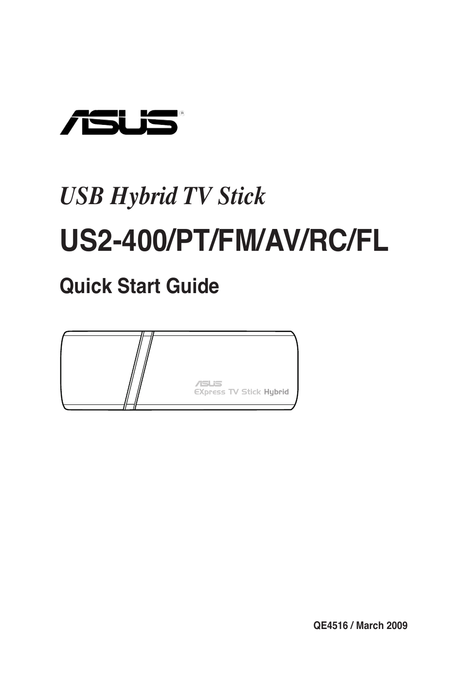 Asus My Cinema-US2-400 User Manual | 42 pages