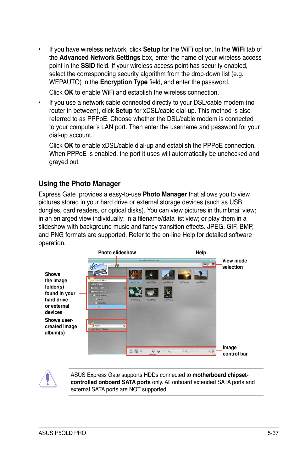 Using the photo manager | Asus P5QLD PRO User Manual | Page 141 / 148