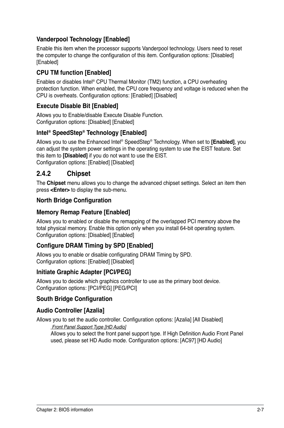 2 chipset | Asus P5KPL IN/SI User Manual | Page 29 / 36
