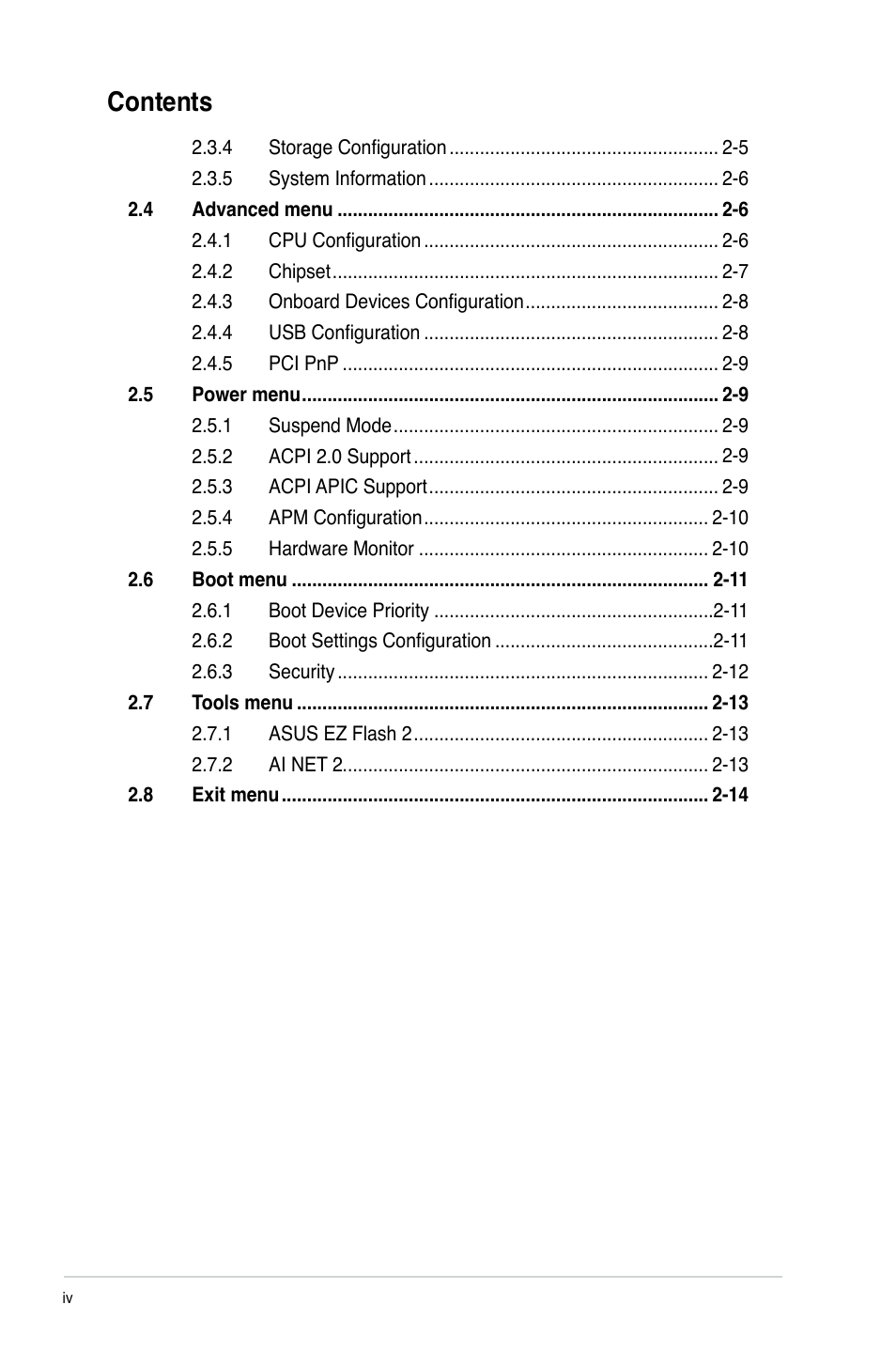 Asus P5KPL IN/SI User Manual | Page 4 / 36