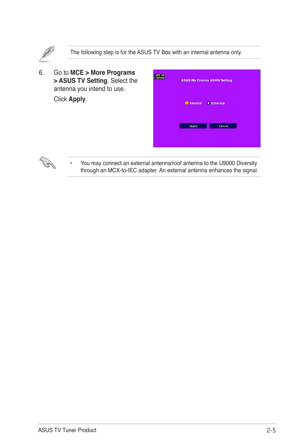 Asus My Cinema-U3000Hybrid User Manual | Page 19 / 42