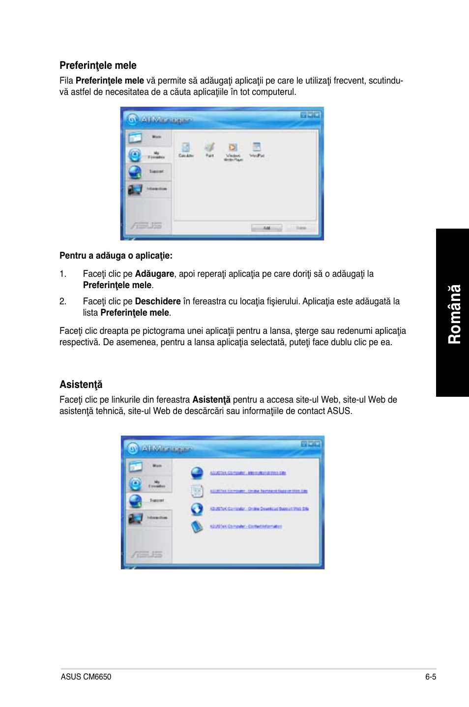 Ro m ân ă ro m ân ă ro m ân ă ro m ân ă | Asus CM1630 User Manual | Page 143 / 246