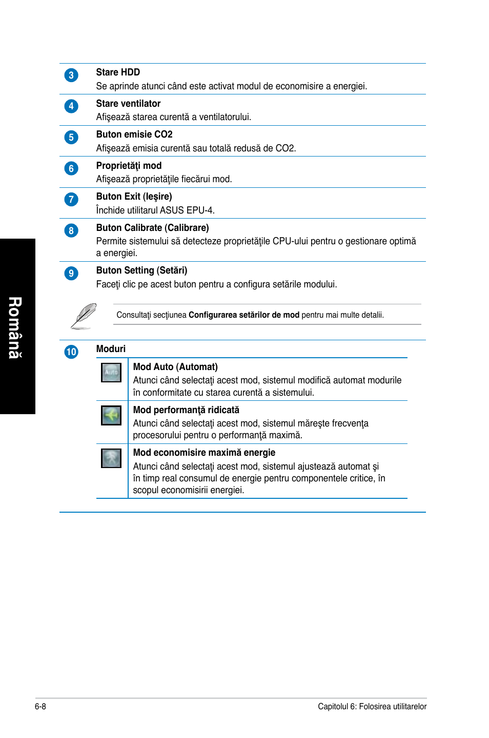 Ro m ân ă ro m ân ă ro m ân ă ro m ân ă | Asus CM1630 User Manual | Page 146 / 246