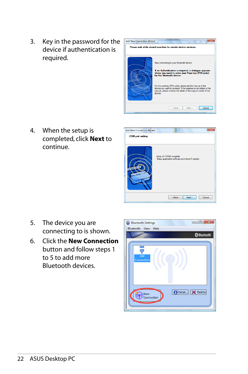 Asus CS5121 User Manual | Page 22 / 26