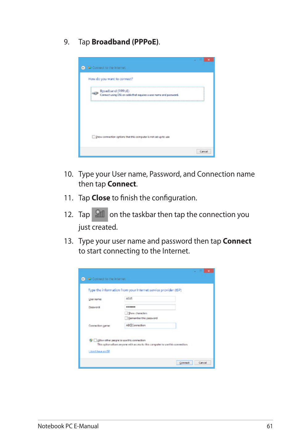 Asus V550CM User Manual | Page 61 / 122