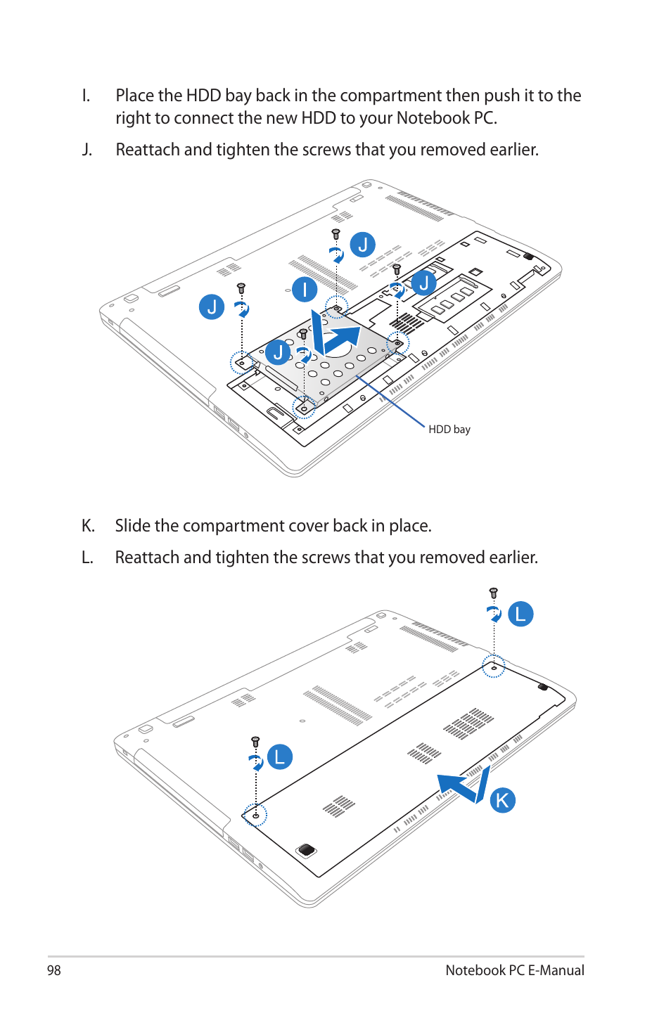 Asus V550CM User Manual | Page 98 / 122