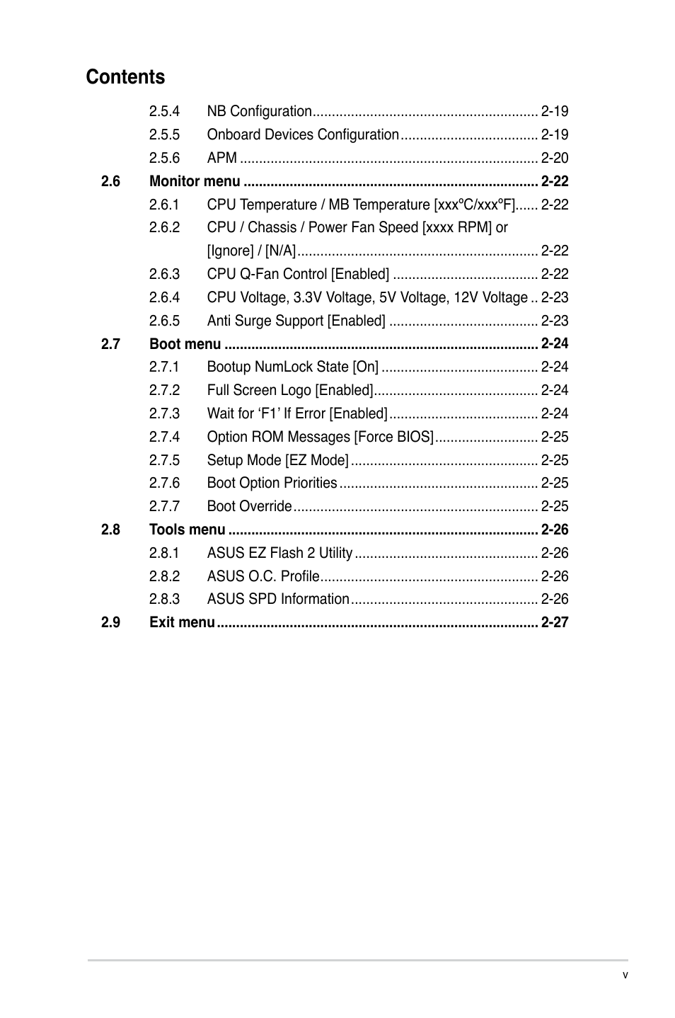 Asus F1A55-M LE User Manual | Page 5 / 64