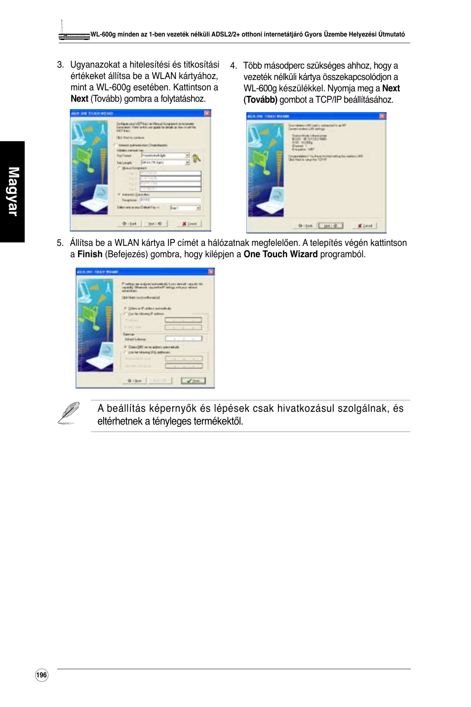 Magyar | Asus WL-600g User Manual | Page 197 / 417