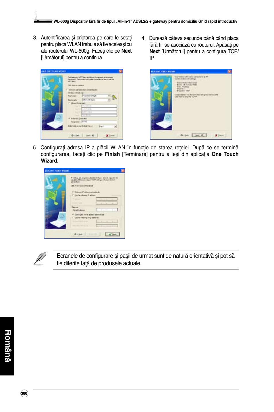 Română | Asus WL-600g User Manual | Page 301 / 417