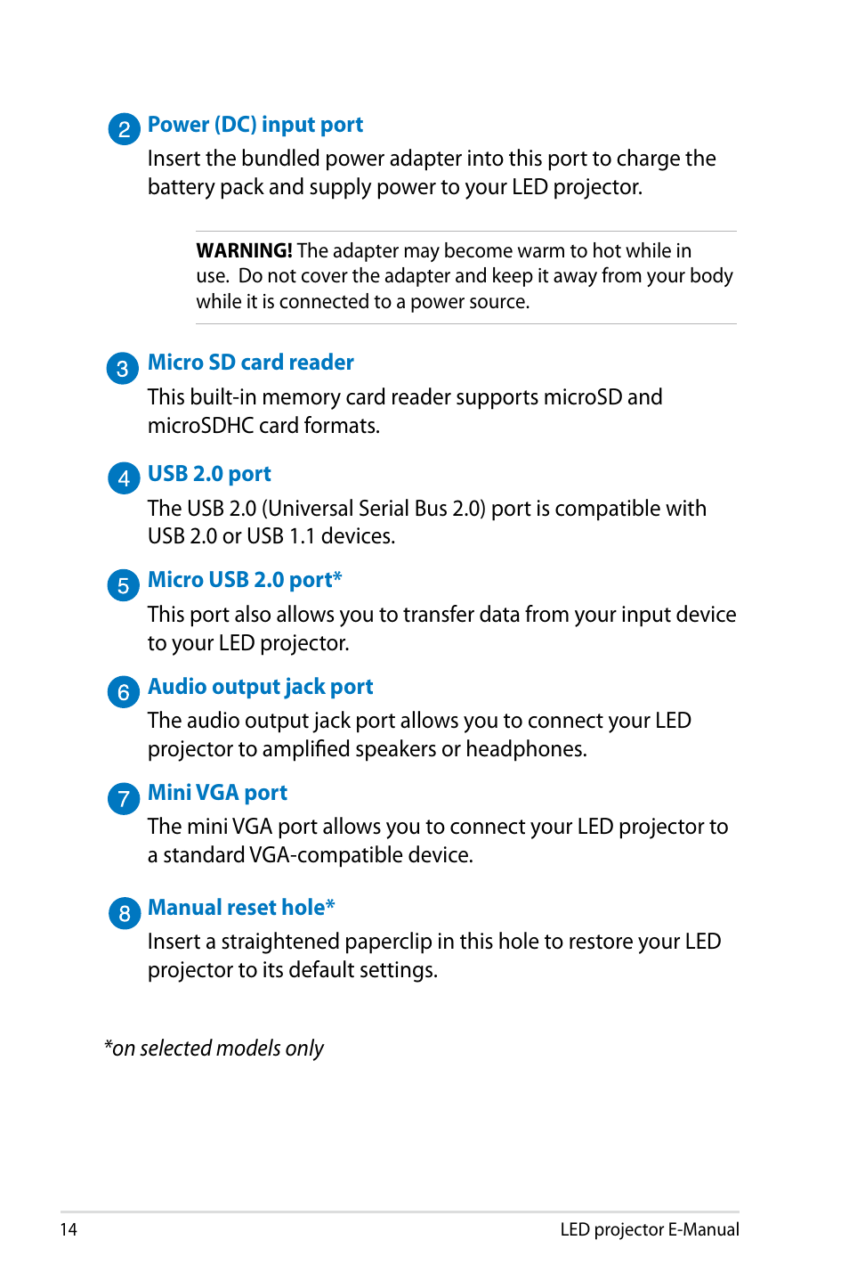 Asus P2M User Manual | Page 14 / 64