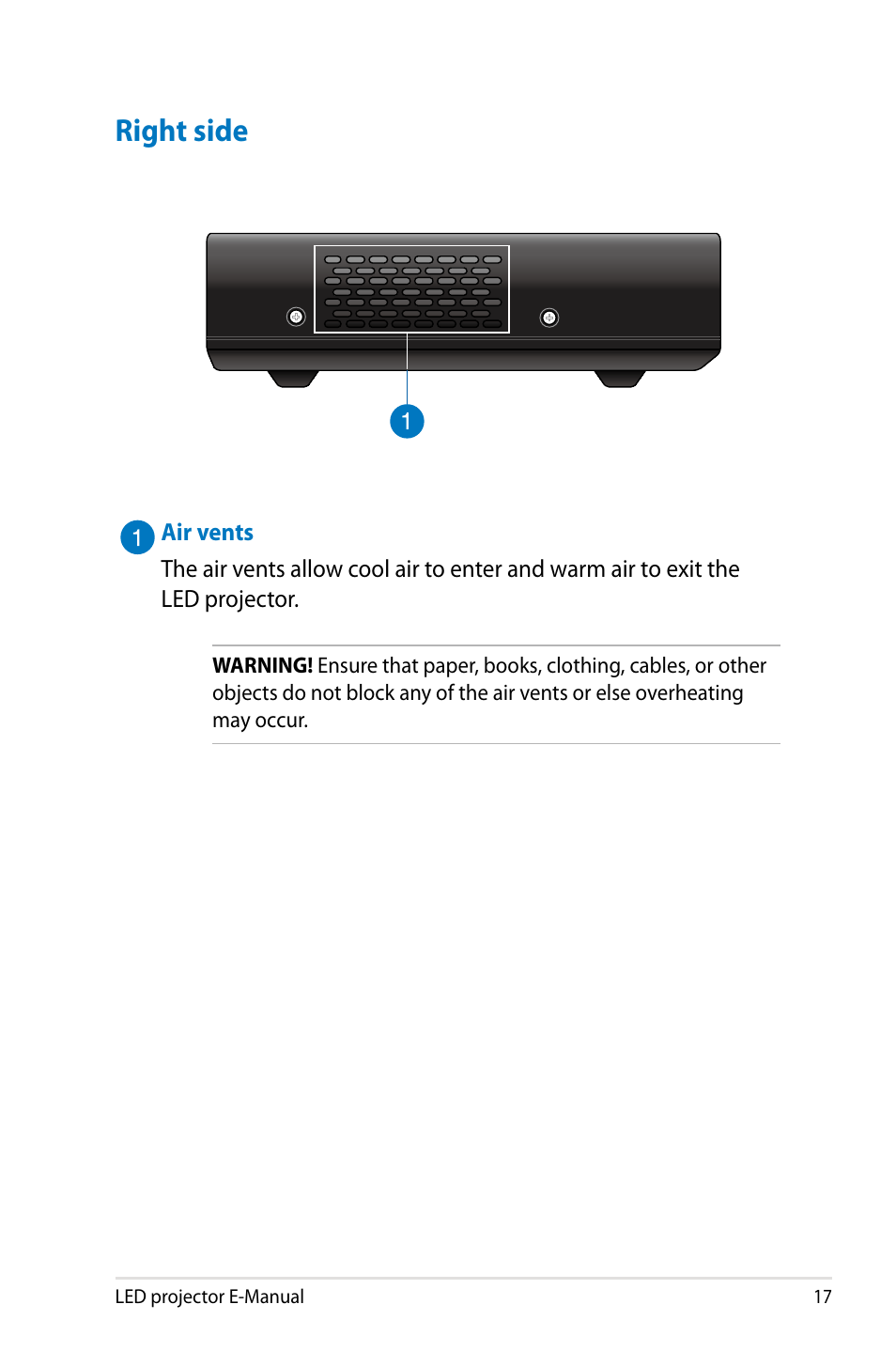 Right side | Asus P2M User Manual | Page 17 / 64