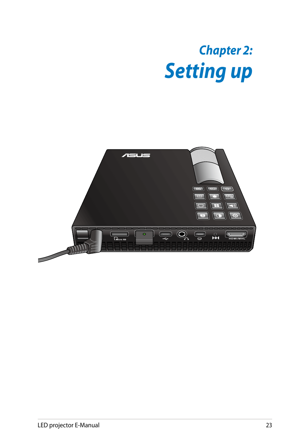 Chapter 2: setting up, Setting up, Chapter 2 | Asus P2M User Manual | Page 23 / 64