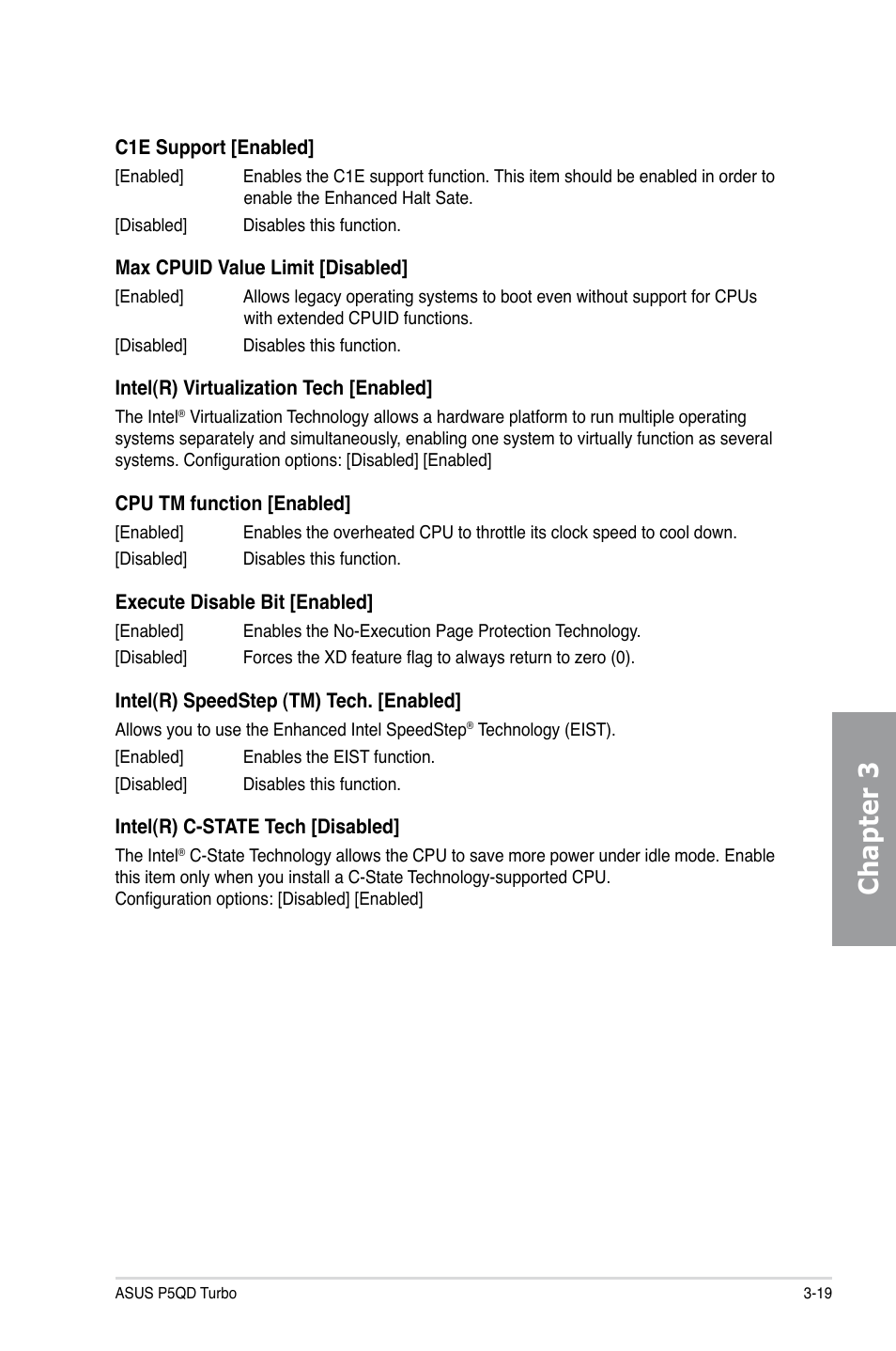 Chapter 3 | Asus P5QD Turbo User Manual | Page 77 / 114