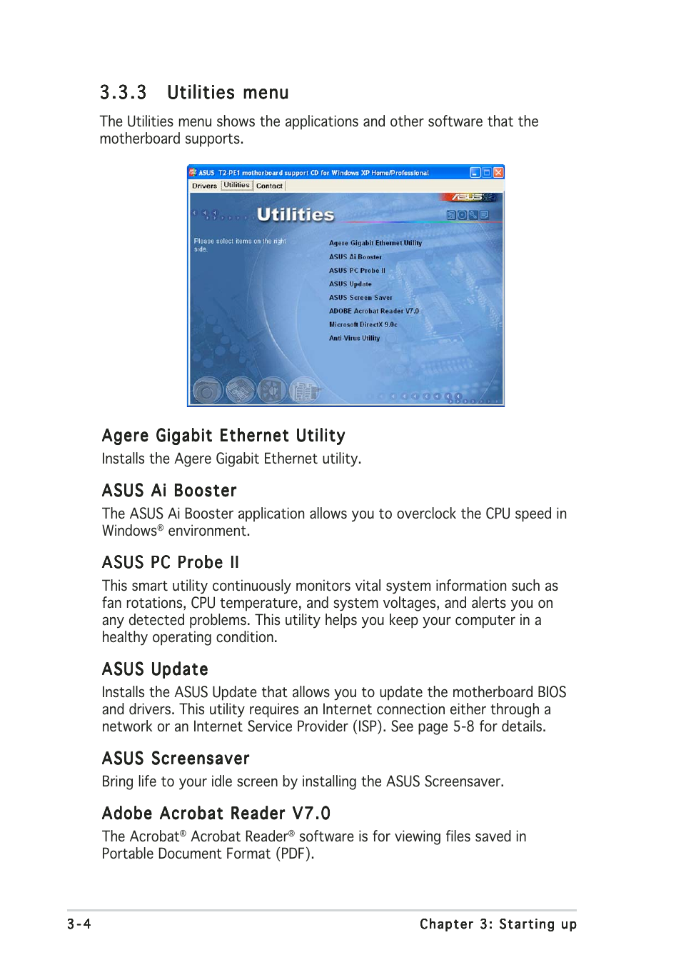 Asus T2-PE1 User Manual | Page 48 / 110