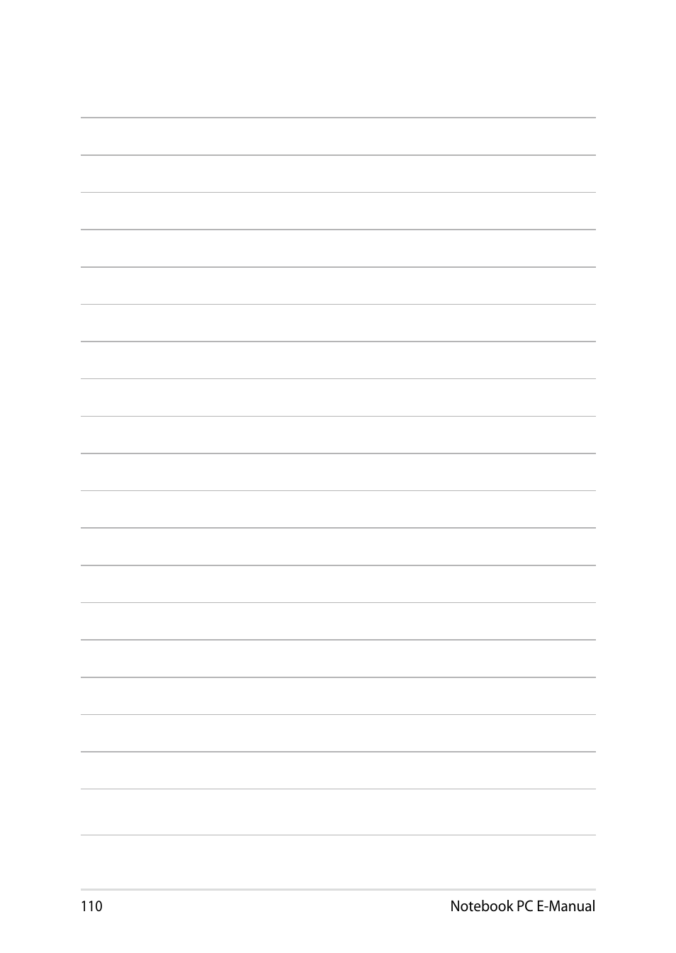 Asus X451MA User Manual | Page 110 / 110