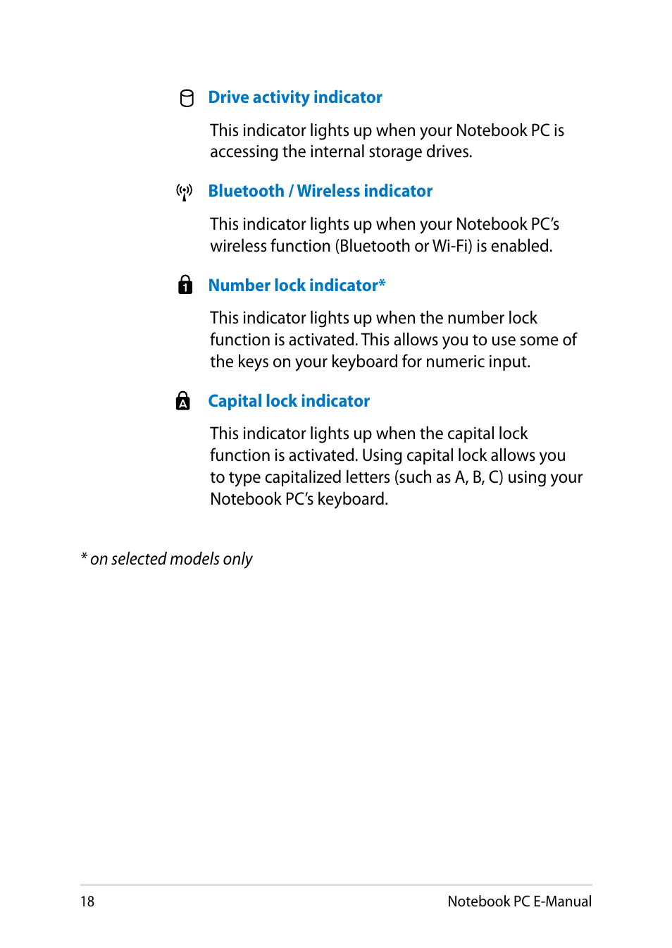 Asus X451MA User Manual | Page 18 / 110