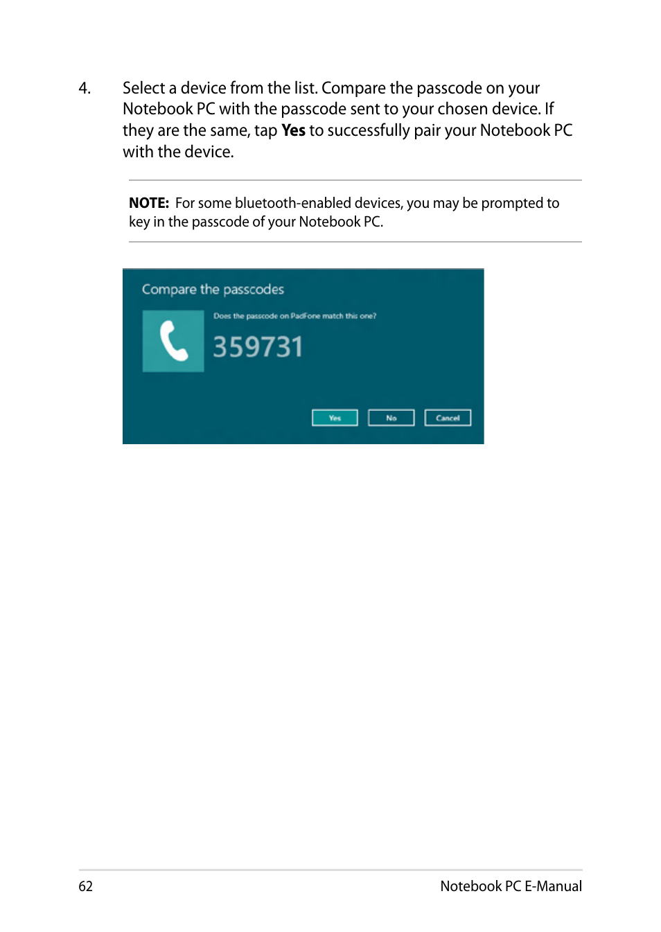 Asus X451MA User Manual | Page 62 / 110