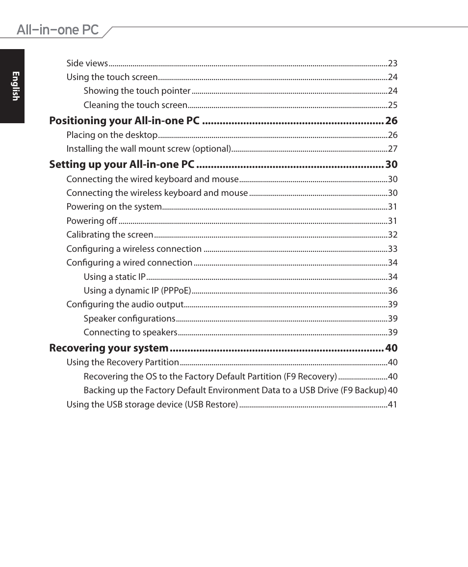 Asus ET2013IUTI User Manual | Page 4 / 42