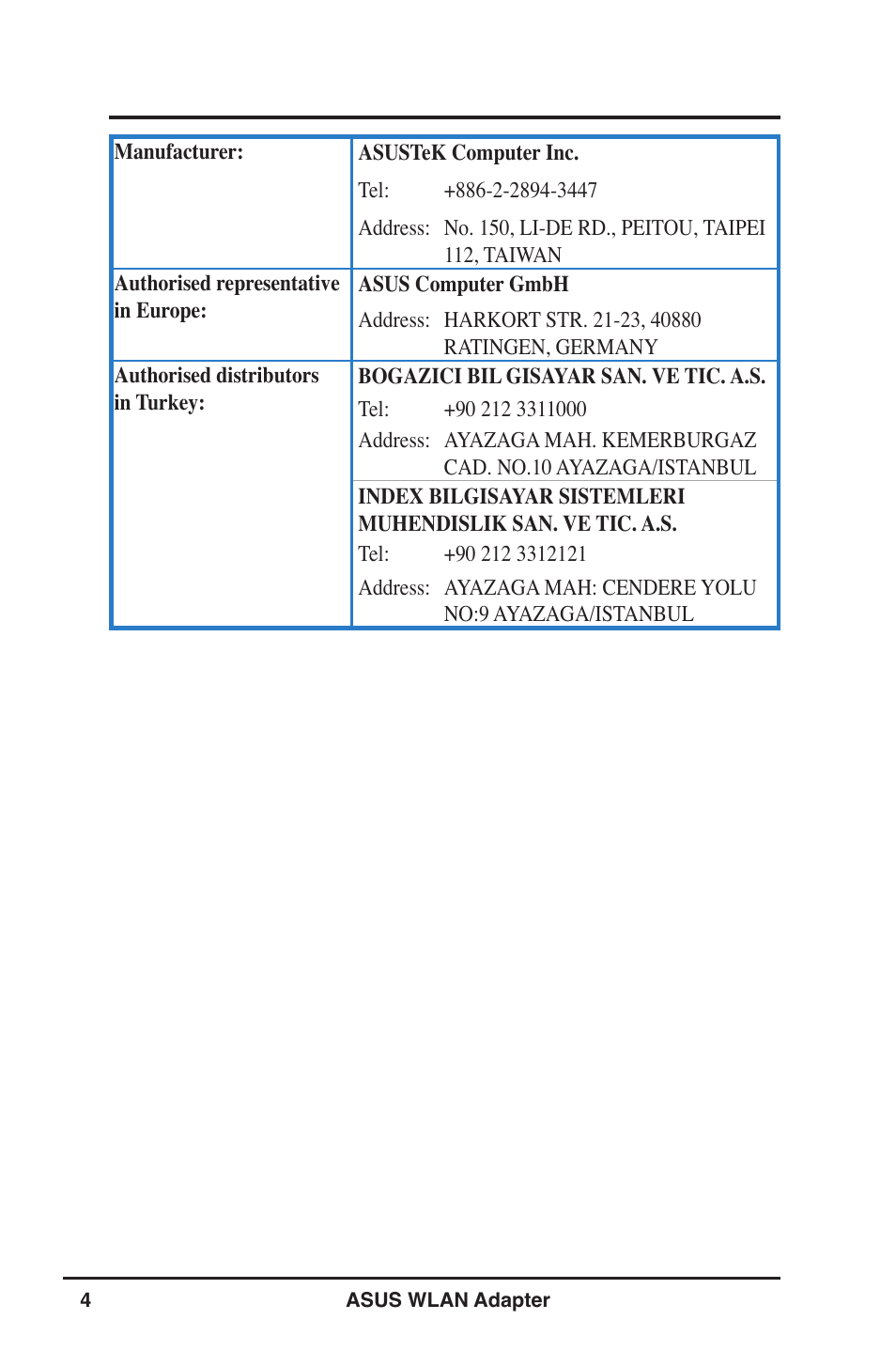 Asus USB-N11 User Manual | Page 4 / 42