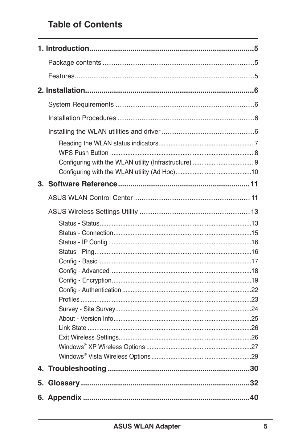 Asus USB-N11 User Manual | Page 5 / 42