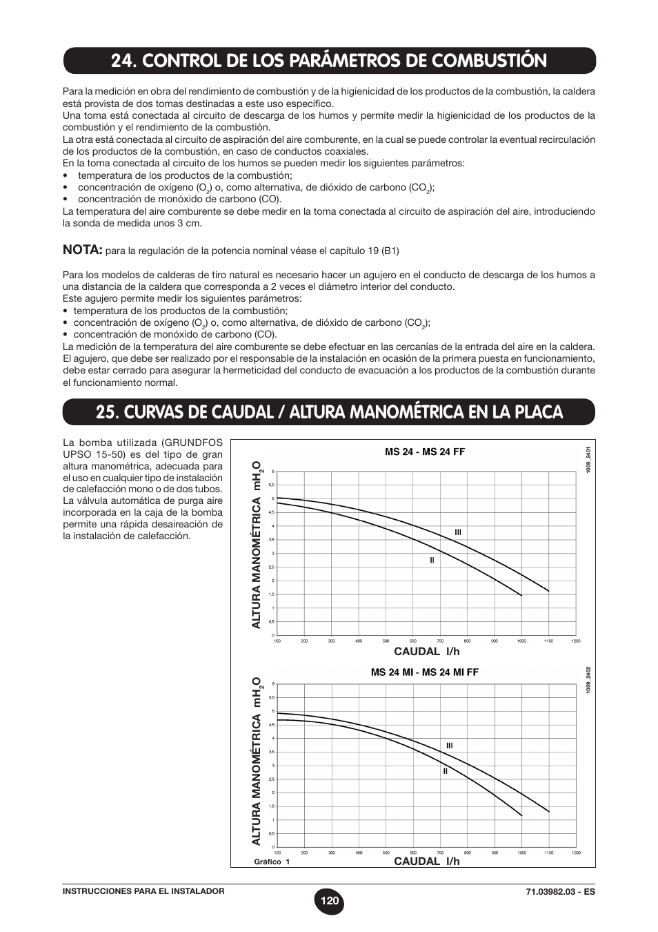 Nota | DE DIETRICH MS 24 User Manual | Page 120 / 332