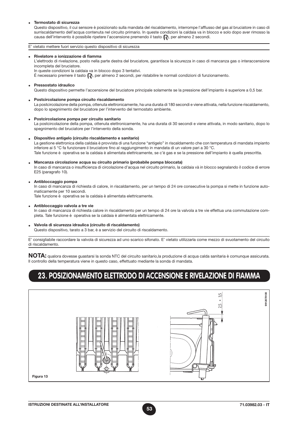 Nota | DE DIETRICH MS 24 User Manual | Page 53 / 332