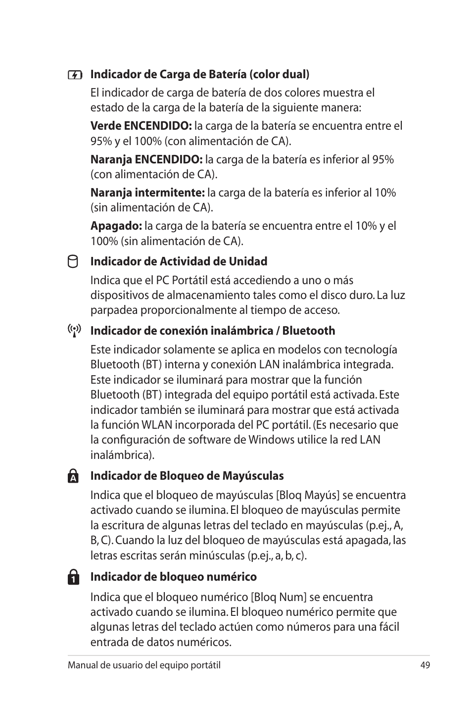 Asus Pro45VJ User Manual | Page 49 / 108