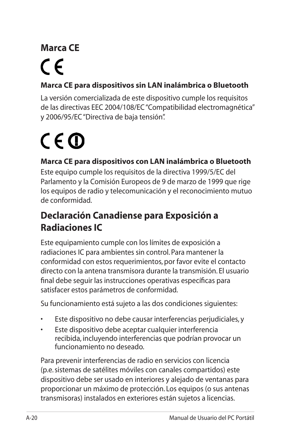 Marca ce | Asus Pro45VJ User Manual | Page 92 / 108