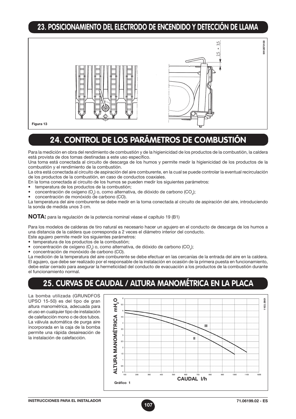 Nota | DE DIETRICH MS 24 BIC User Manual | Page 107 / 292