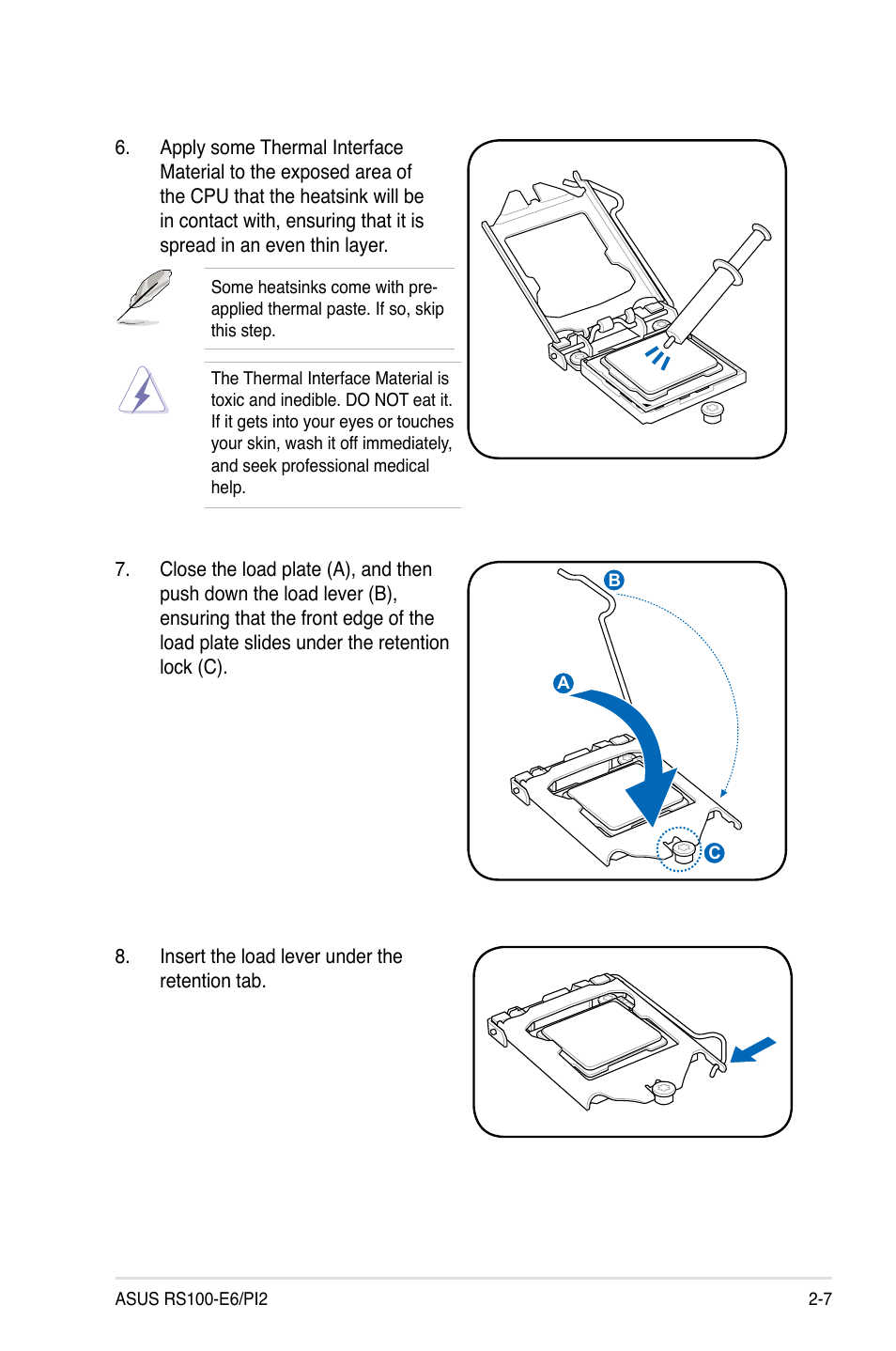 Asus RS100-E6/PI2 User Manual | Page 25 / 156