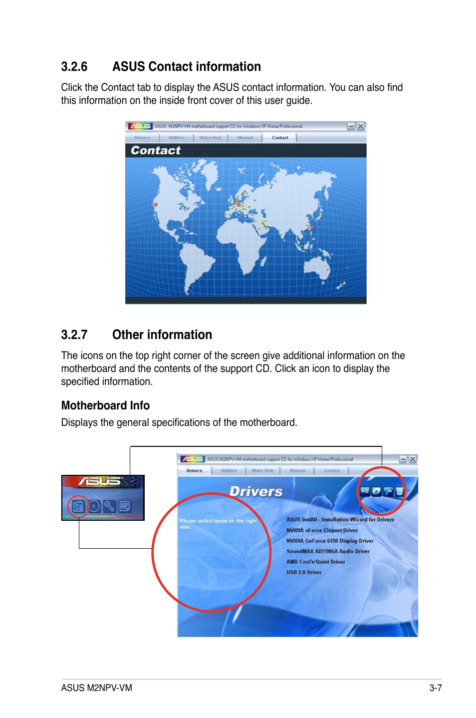 Asus.contact.information, Other.information | Asus M2NPV-VM User Manual | Page 101 / 102