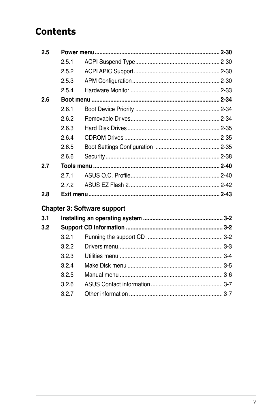 Asus M2NPV-VM User Manual | Page 5 / 102