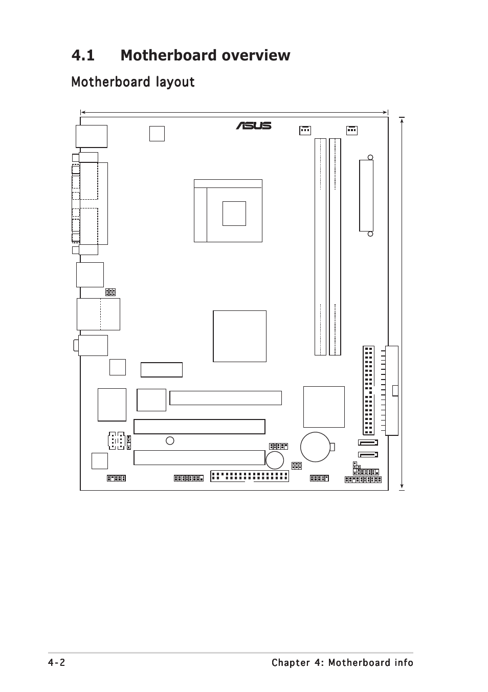 1 motherboard overview, Motherboard layout, Pci1 | Pci2, Sis 965l, Sis 760gx, Atxpwr | Asus Pundit-AE3 User Manual | Page 64 / 106