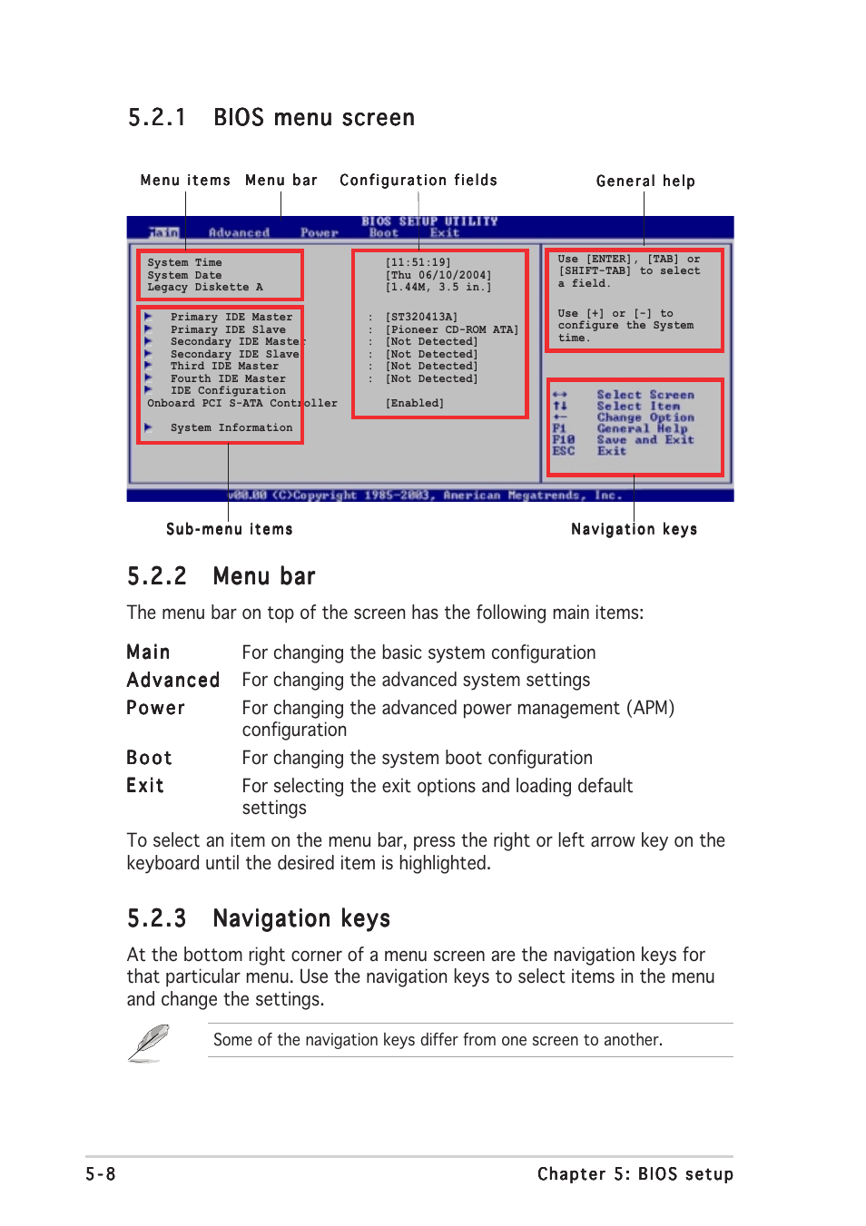 2 menu bar menu bar menu bar menu bar menu bar | Asus Pundit-AE3 User Manual | Page 82 / 106