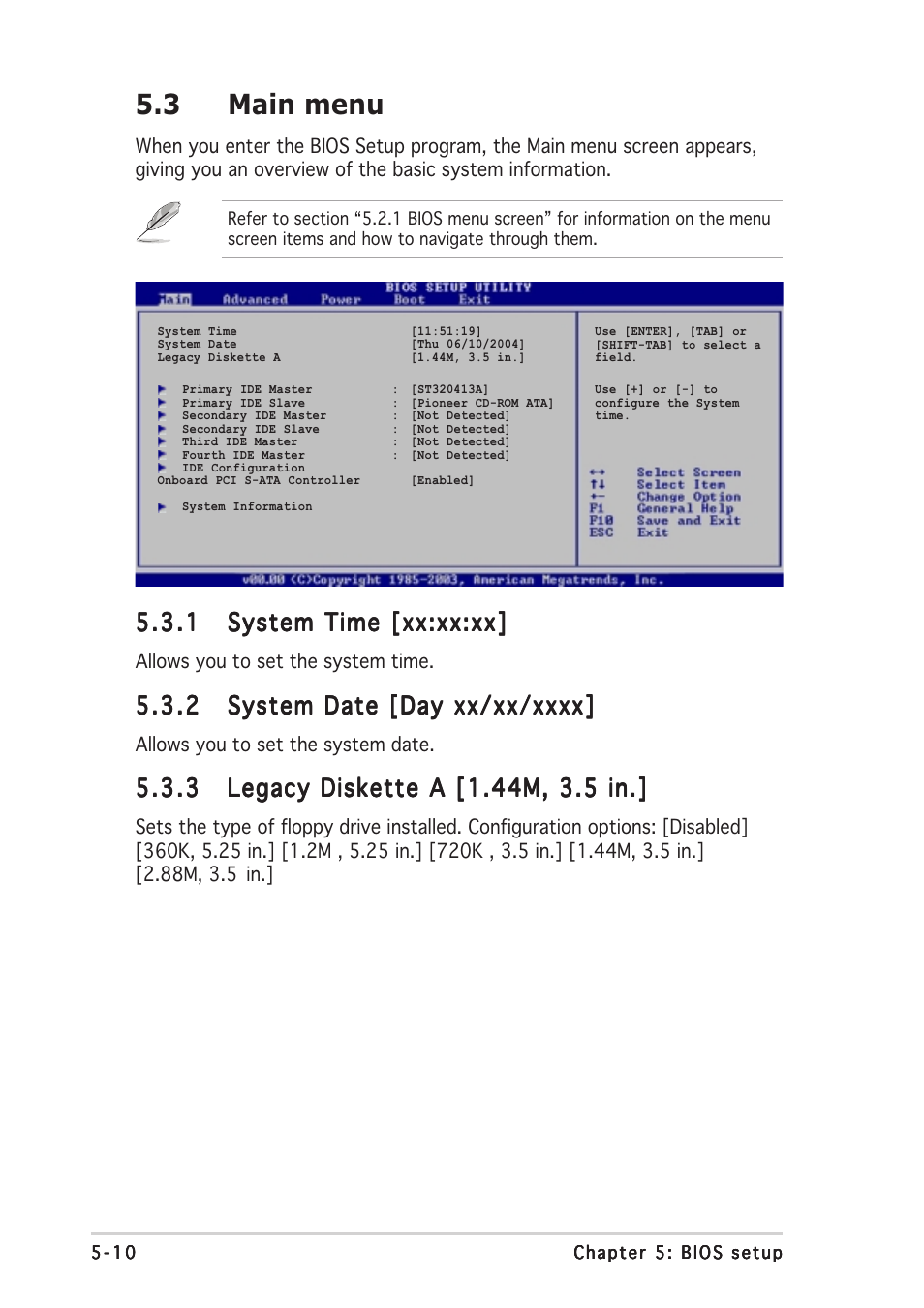 3 main menu | Asus Pundit-AE3 User Manual | Page 84 / 106