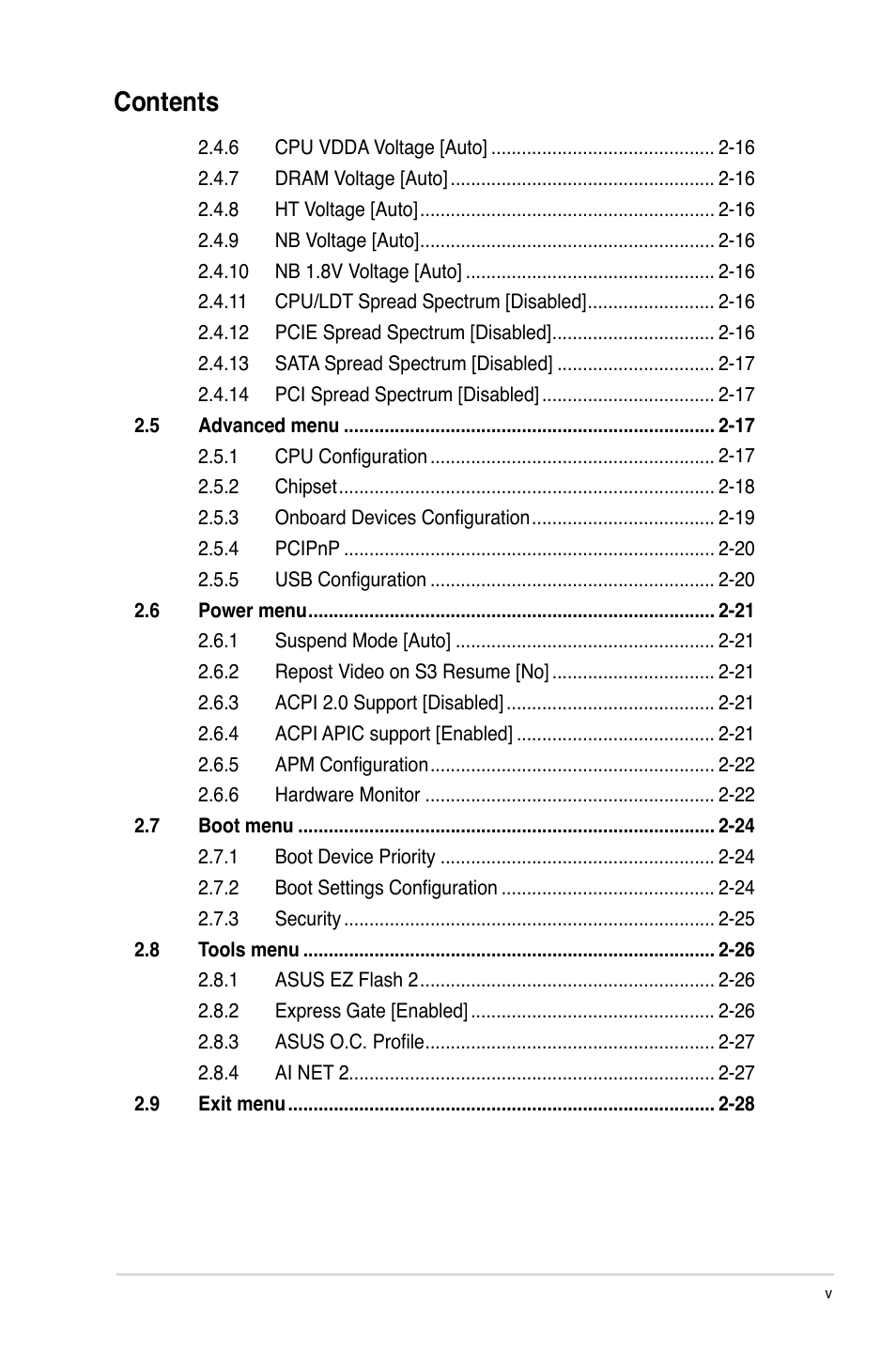 Asus M4N72-E User Manual | Page 5 / 72