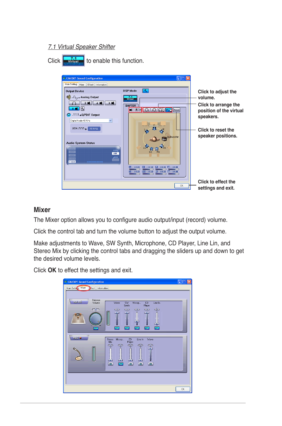 Mixer | Asus Application Manual User Manual | Page 2 / 3