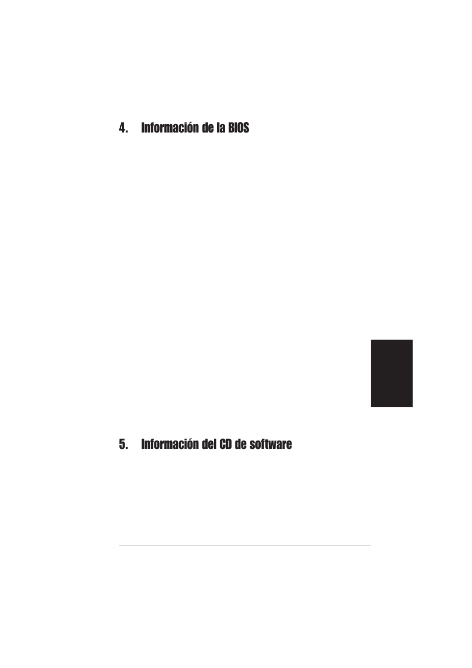 Información de la bios, Información del cd de software | Asus P4S8X-MX User Manual | Page 13 / 20