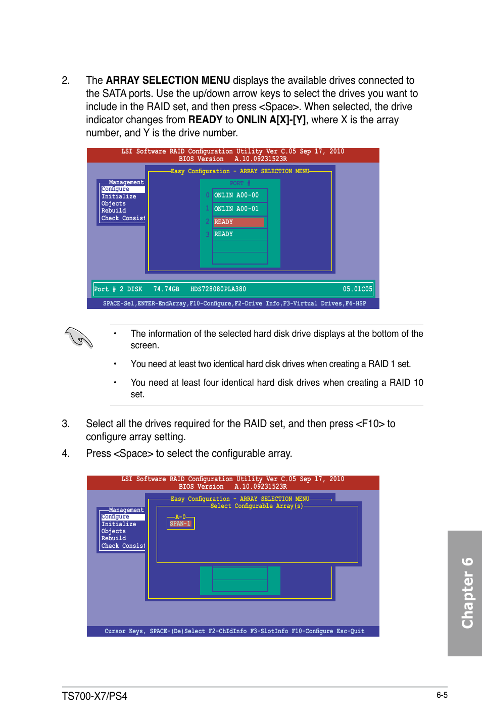 Chapter 6 | Asus TS700-X7/PS4 User Manual | Page 127 / 200