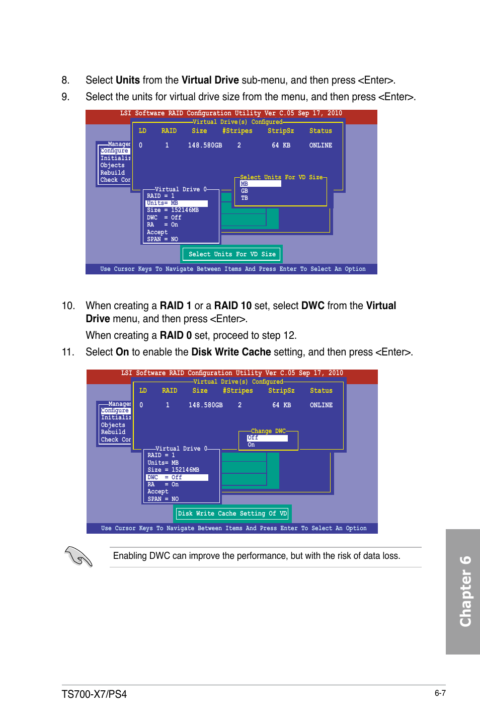 Chapter 6 | Asus TS700-X7/PS4 User Manual | Page 129 / 200