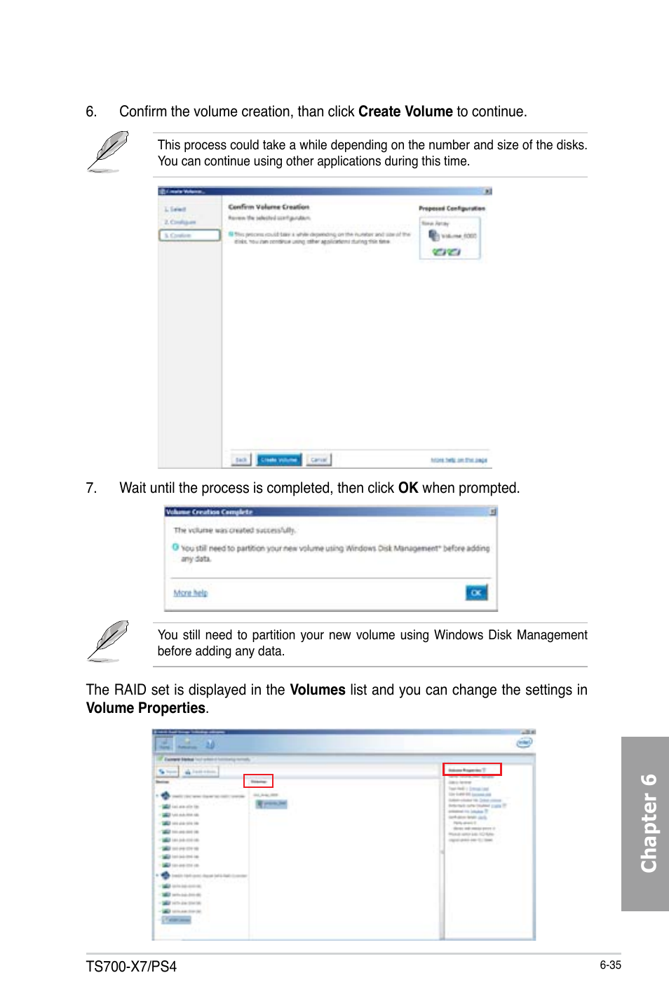 Chapter 6 | Asus TS700-X7/PS4 User Manual | Page 157 / 200