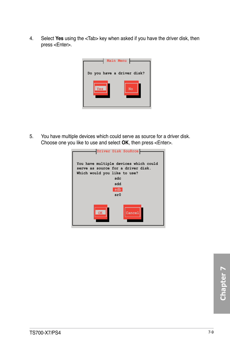 Chapter 7 | Asus TS700-X7/PS4 User Manual | Page 169 / 200