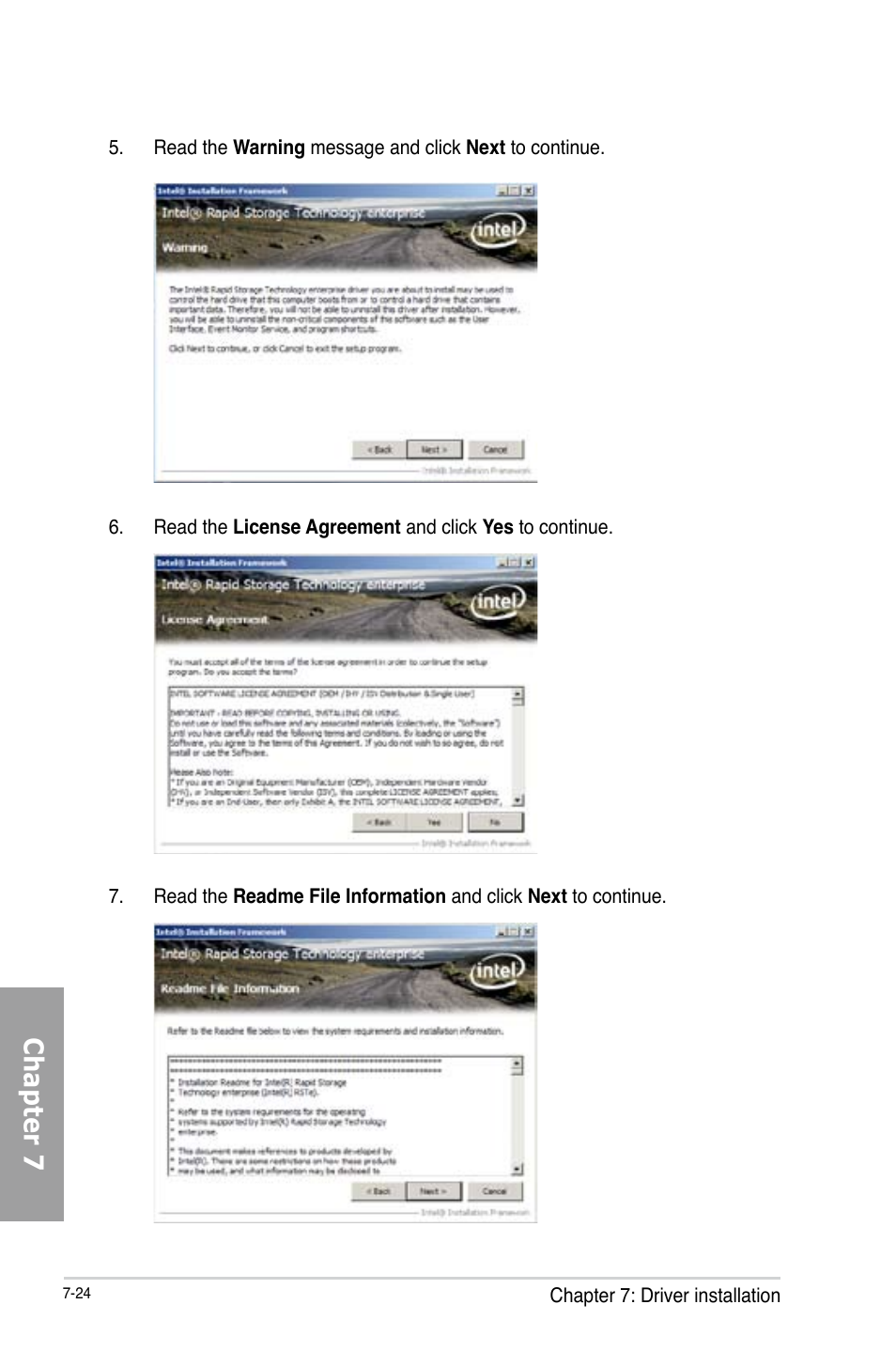 Chapter 7 | Asus TS700-X7/PS4 User Manual | Page 184 / 200