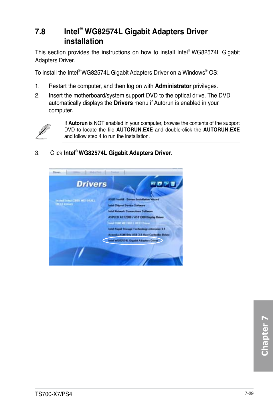 Chapter 7 7.8 intel | Asus TS700-X7/PS4 User Manual | Page 189 / 200