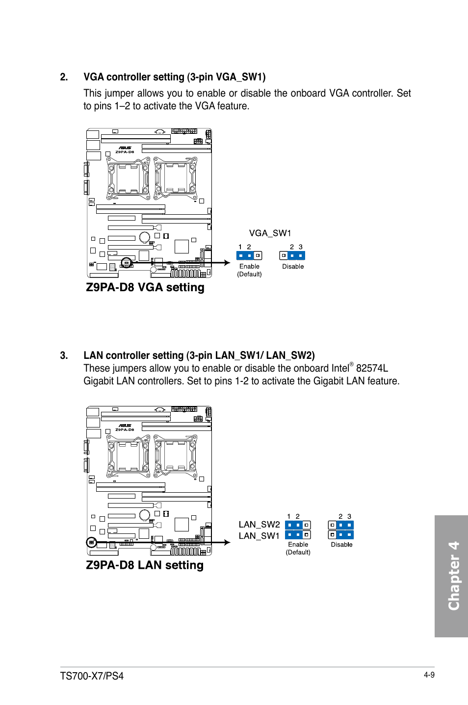 Chapter 4 | Asus TS700-X7/PS4 User Manual | Page 65 / 200