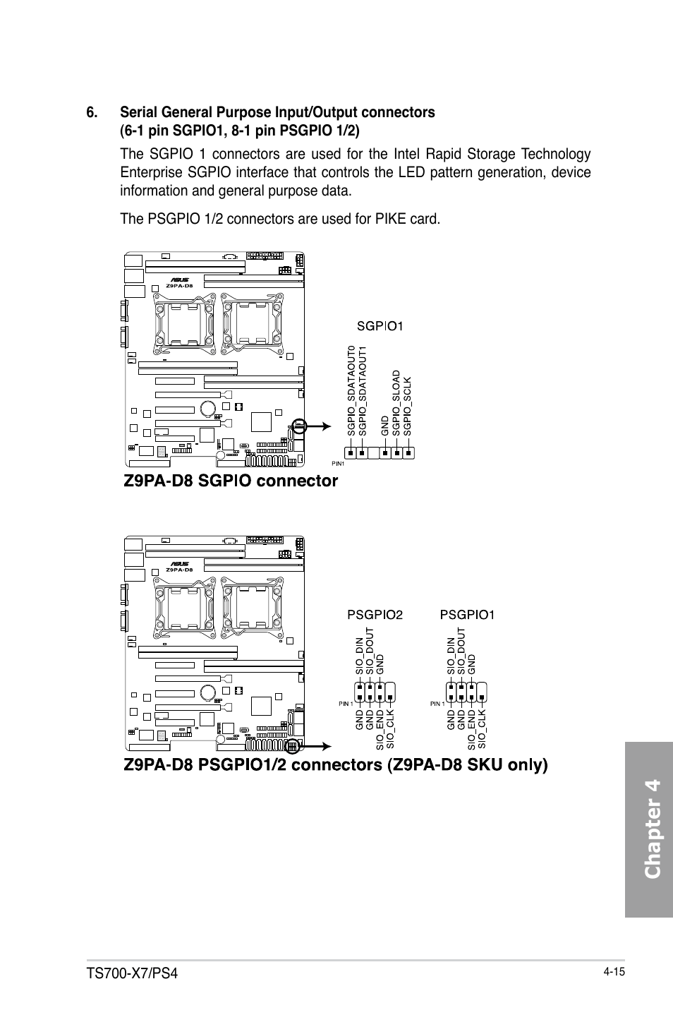 Chapter 4 | Asus TS700-X7/PS4 User Manual | Page 71 / 200