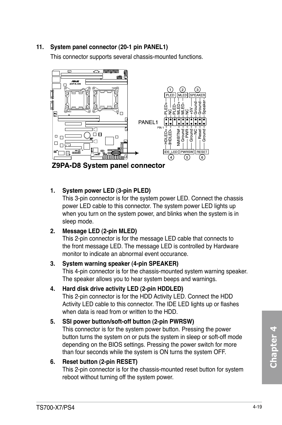 Chapter 4 | Asus TS700-X7/PS4 User Manual | Page 75 / 200