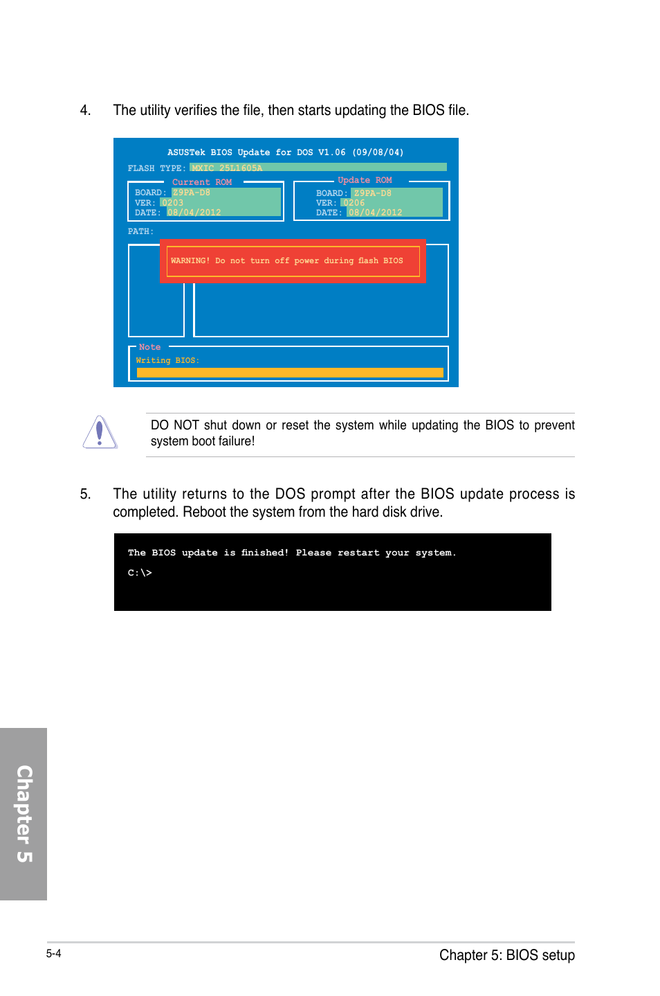 Chapter 5, Chapter 5: bios setup | Asus TS700-X7/PS4 User Manual | Page 80 / 200