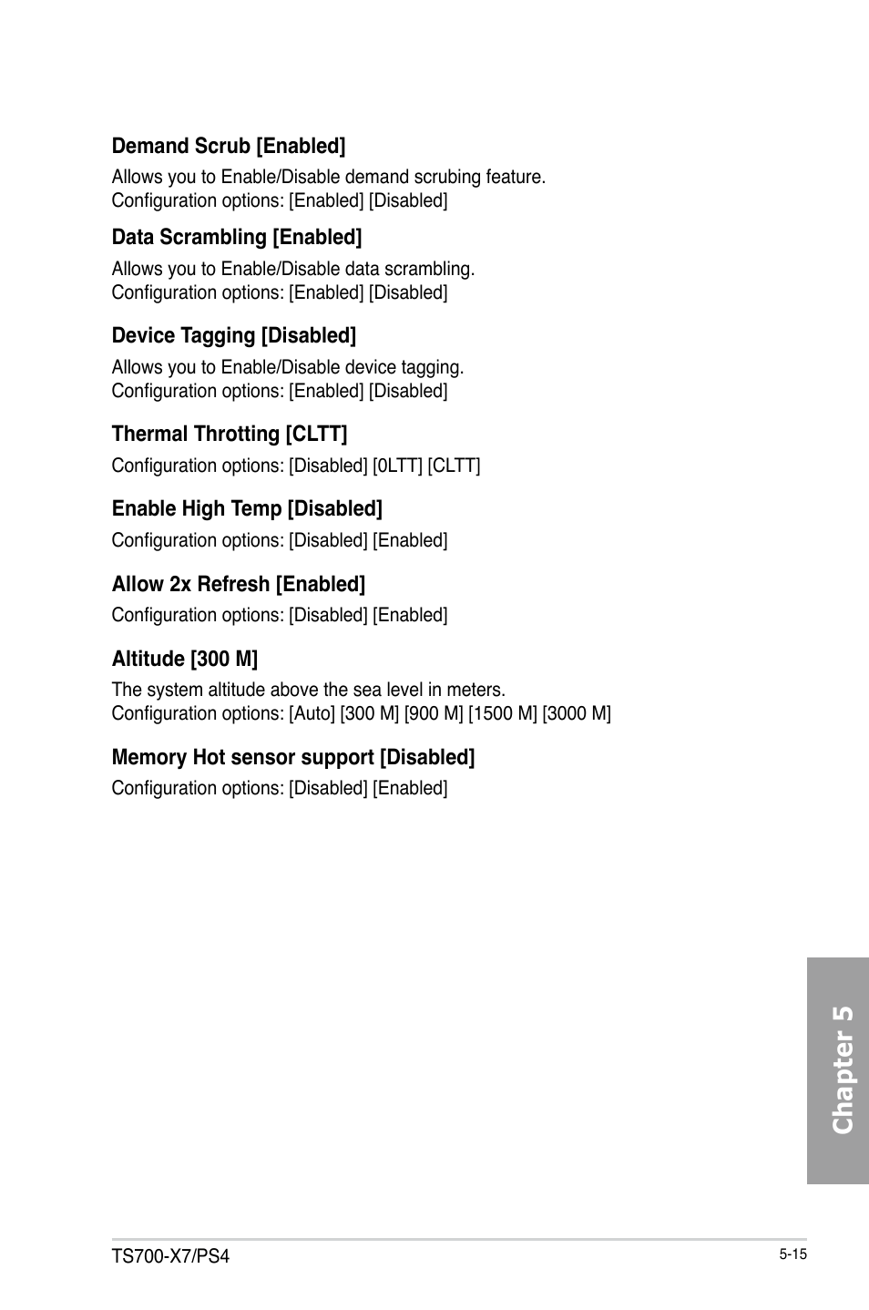 Chapter 5 | Asus TS700-X7/PS4 User Manual | Page 91 / 200